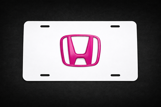 Honda Vanity Plate