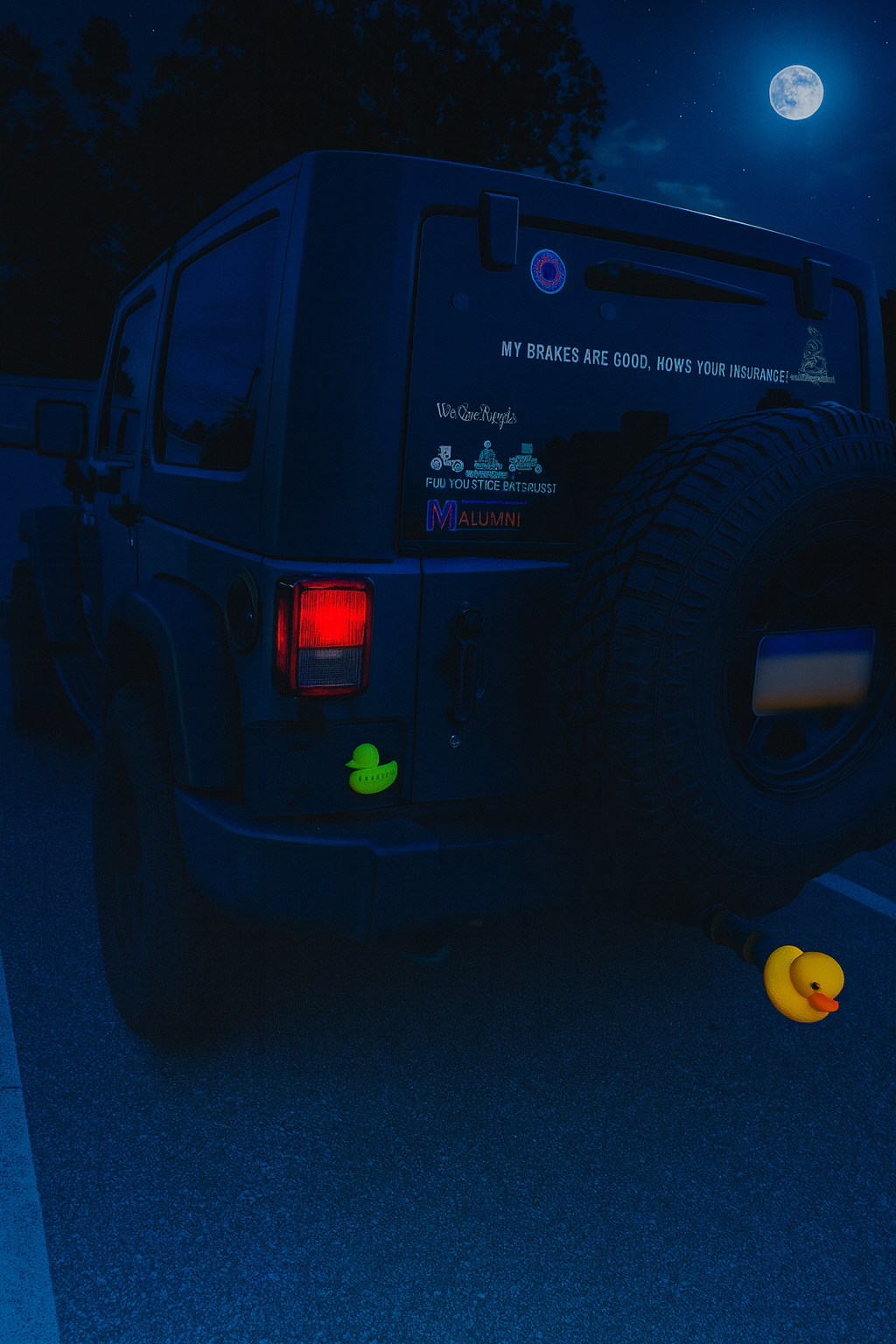 Universal Jeep Duck Emblem