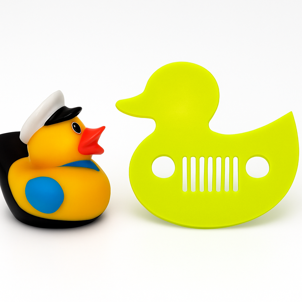 Universal Jeep Duck Emblem